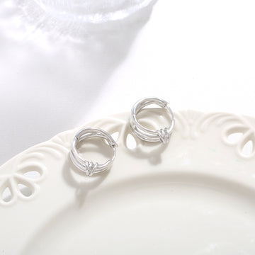 Twisted Textured Hoop Earrings