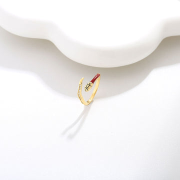Cherry Blush Accent Ring 17mm