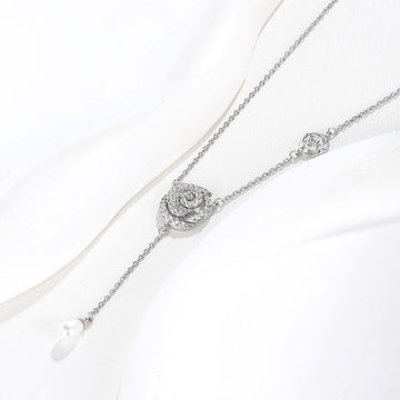 Silver Spiral Pendant Necklace