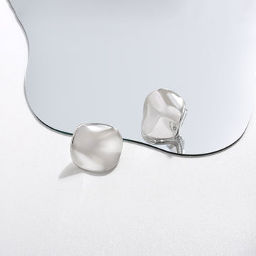 Twist Dome Stud Earrings