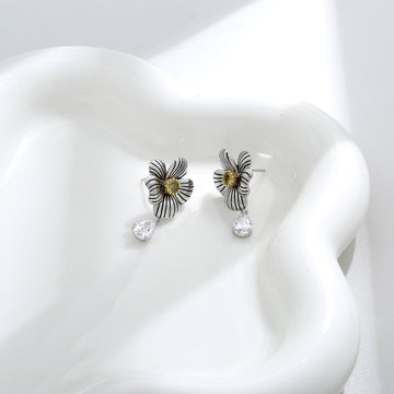 Sunflower Charm Studs