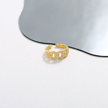 Baroque Textured Ring 17mm