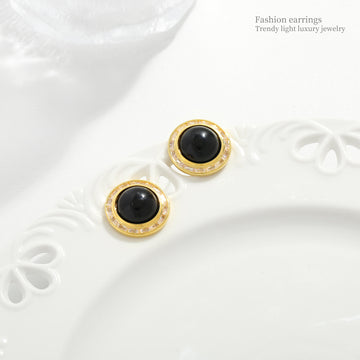 Midnight Bloom Studs