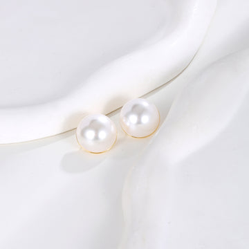 Classic Pearl Stud Earrings