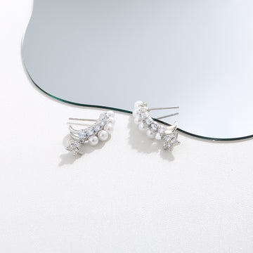 Drape Wing Elegant Studs