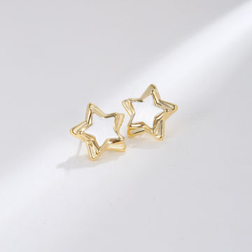 Hollow Star Stud Earrings