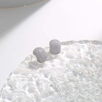 Matte Ice Button Studs
