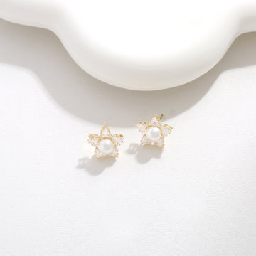 Crystal Winged Studs
