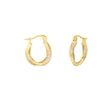 Golden Orb Hoops