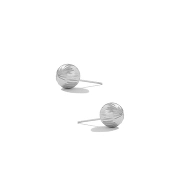 Textured Dome Stud Earrings