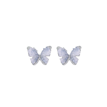 Glitter Wing Butterfly Studs
