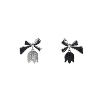 Black Rose Studs