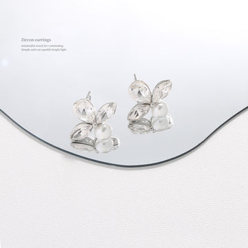 Butterfly Crystal Studs