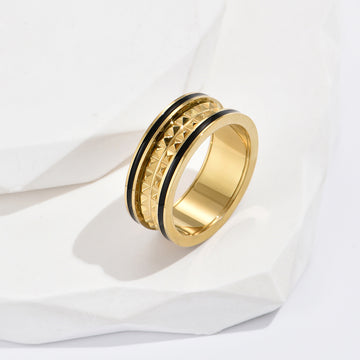 Hammered Texture Spinner Ring