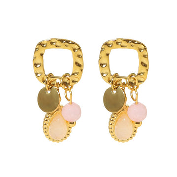 Mixed Charm Hoop Earrings