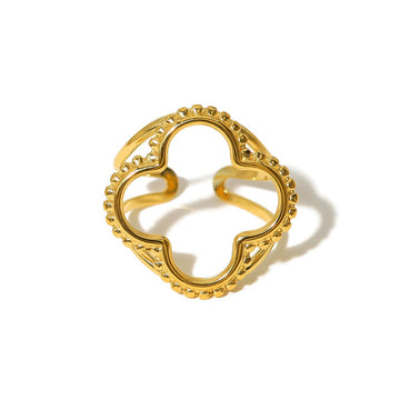 Clover Outline Ring-17mm