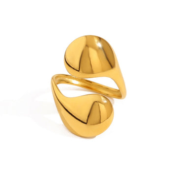 Bold Twist Statement Ring-18mm