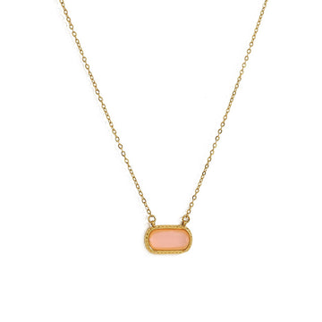Ivory Gem Double Layer Necklace