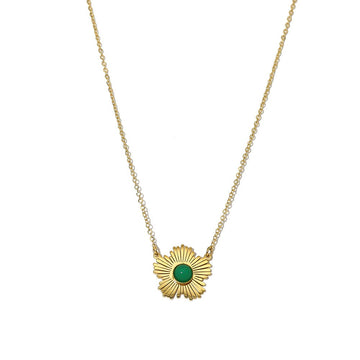 Emerald Blossom Necklace