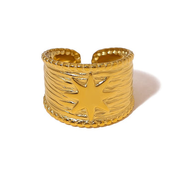 Flower Sketch Ring-18mm