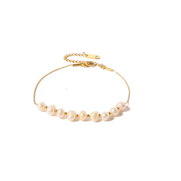 Single Line Pearl Necklace