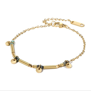 Edgy Chain Gold Bracelet