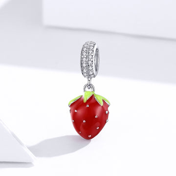 Strawberry Dangle Charm