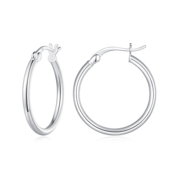 Essential Classic Silver Hoop Earrings