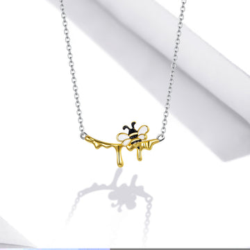 Honey Bee Drip Necklace