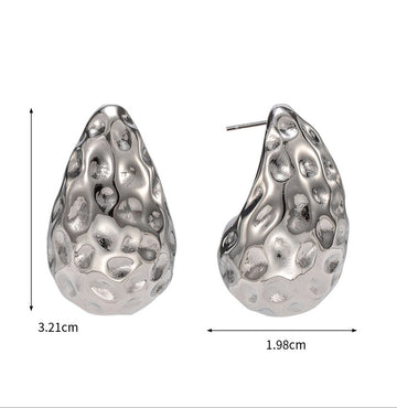 Molten Silver Drops
