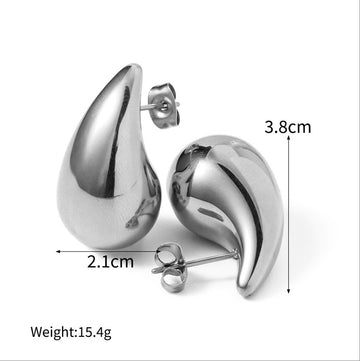 Retro Shell Swirl Earrings – 21mm