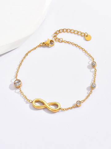 Infinity Symbol Crystal Bracelet