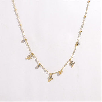 Gold Leaf Charm Necklace