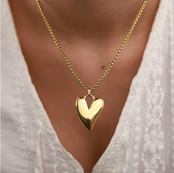 Bold Love Heart Necklace