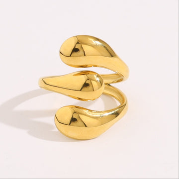 Sleek Spiral Wrap Ring-18mm