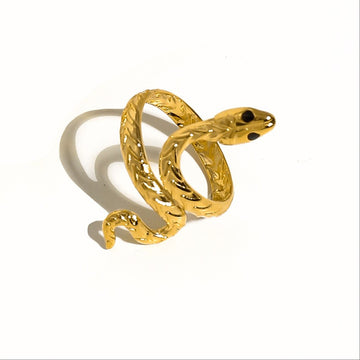 Golden Snake Wrap Ring-18mm