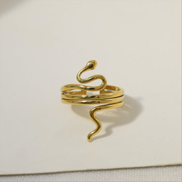 Serpent Spiral Coil Ring-18mm