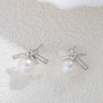 Tiny Bowknot Earrings