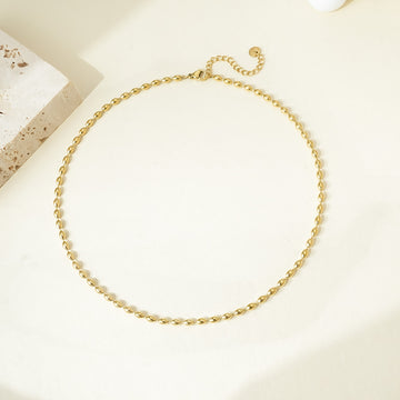 Minimalist Bead Chain Necklace