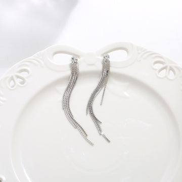 Silver Thread Tassels