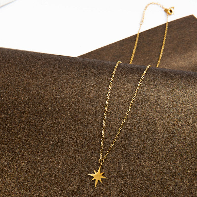 Mini Starburst Pendant Necklace