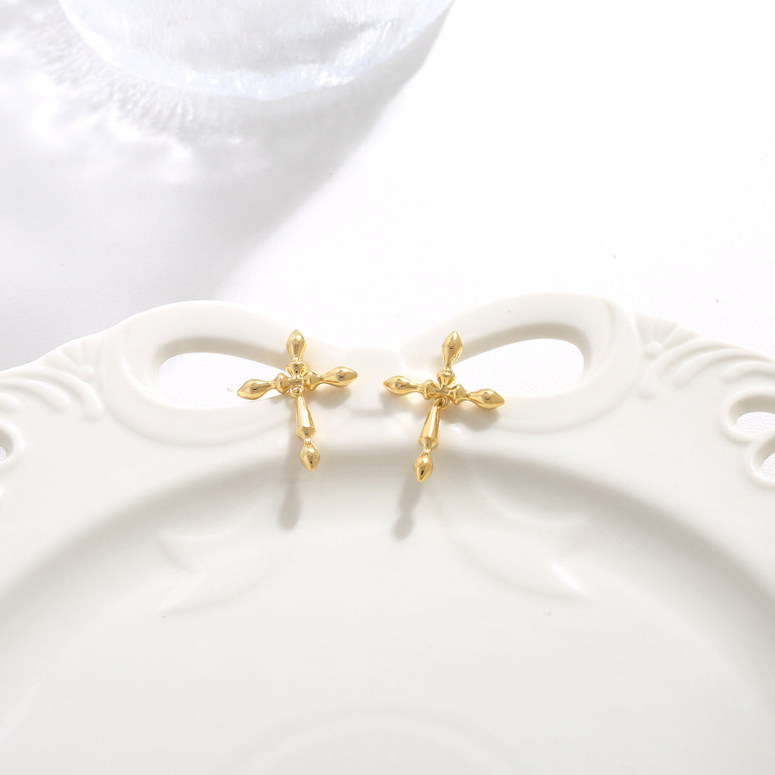 Golden Gross Gem Studs