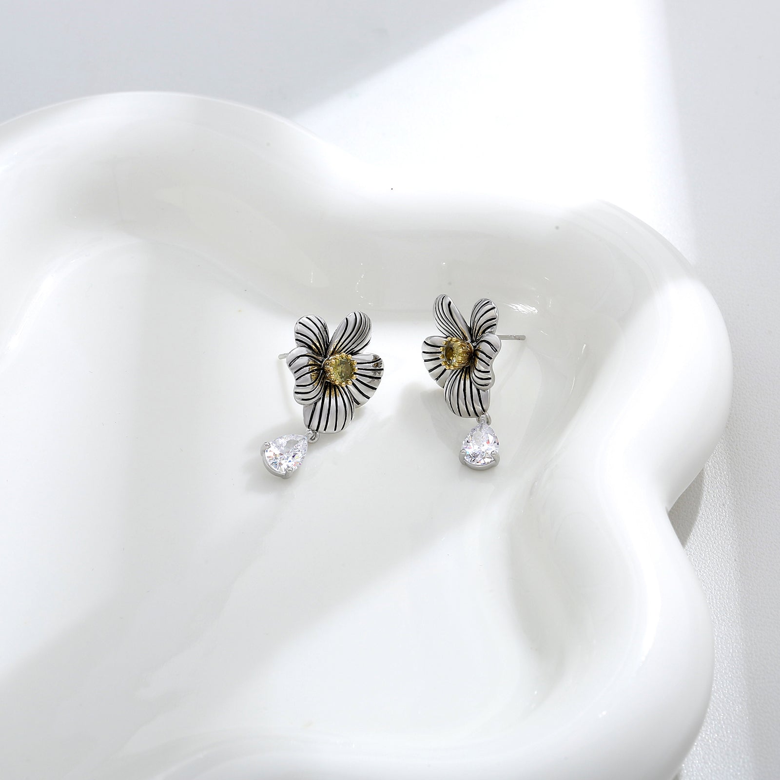 Sunflower Charm Studs