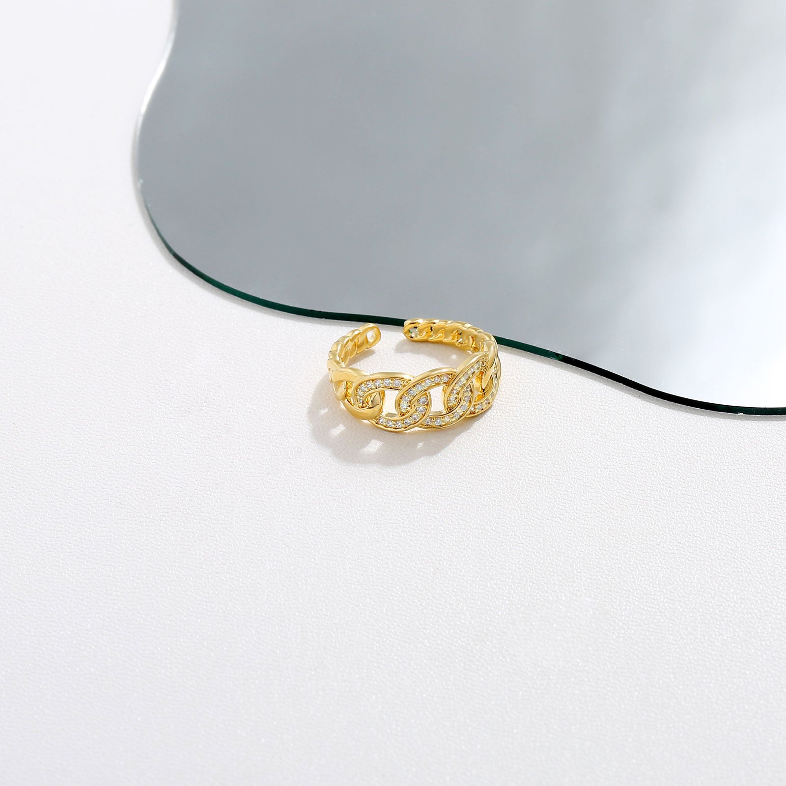 Baroque Textured Ring 17mm
