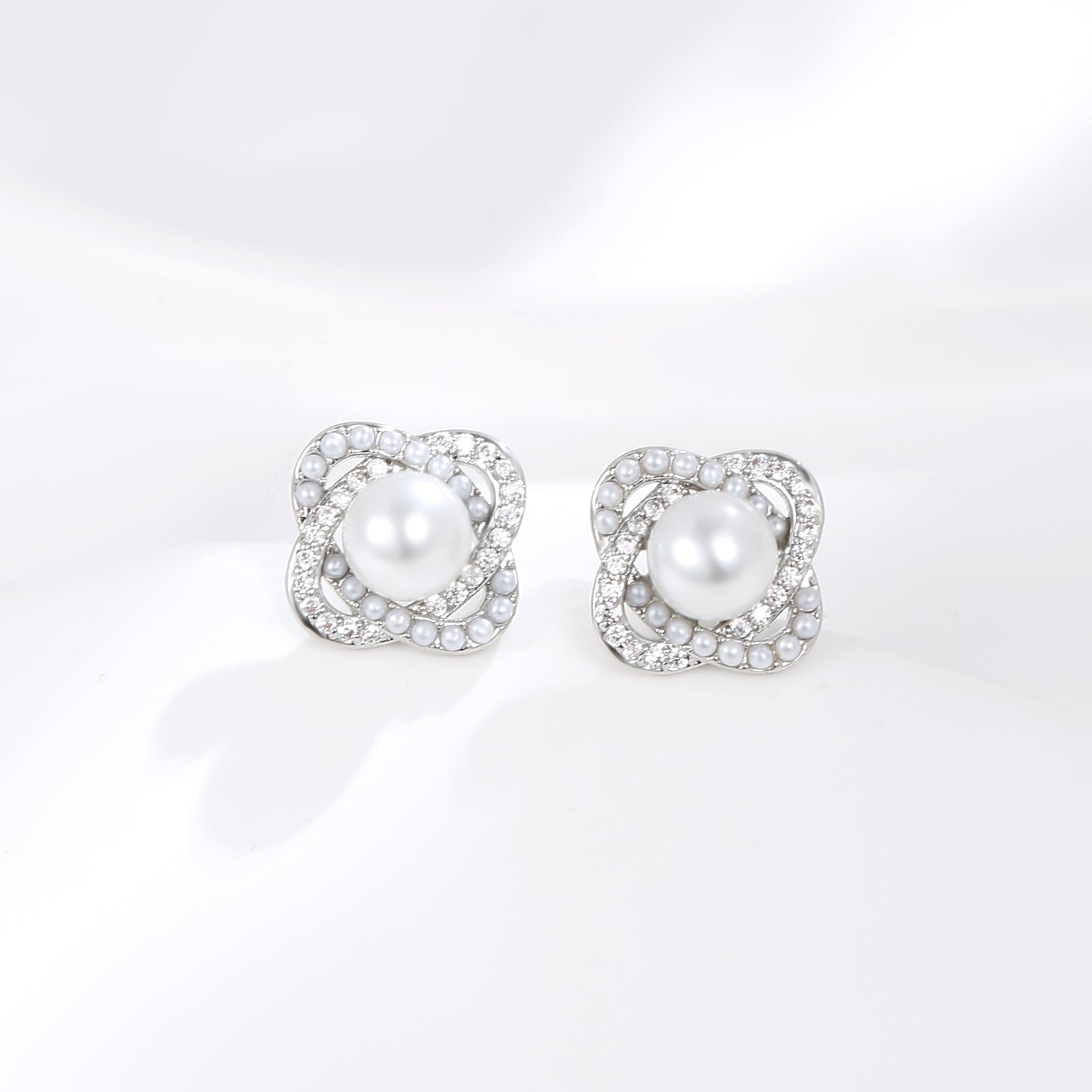 Halo Cushion Studs
