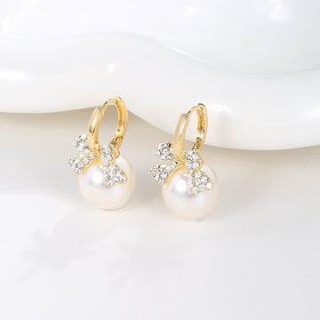 Elegant Pearl Drop Earrings