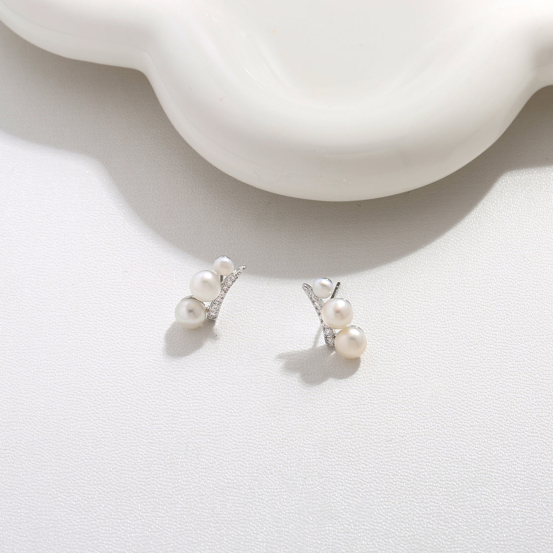 Petite Pearl Stud Earrings