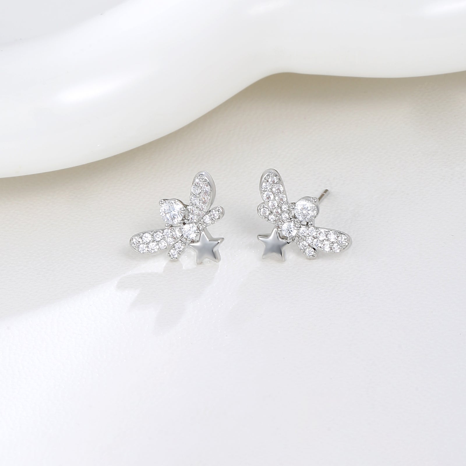Classic Sparkle Petal Studs