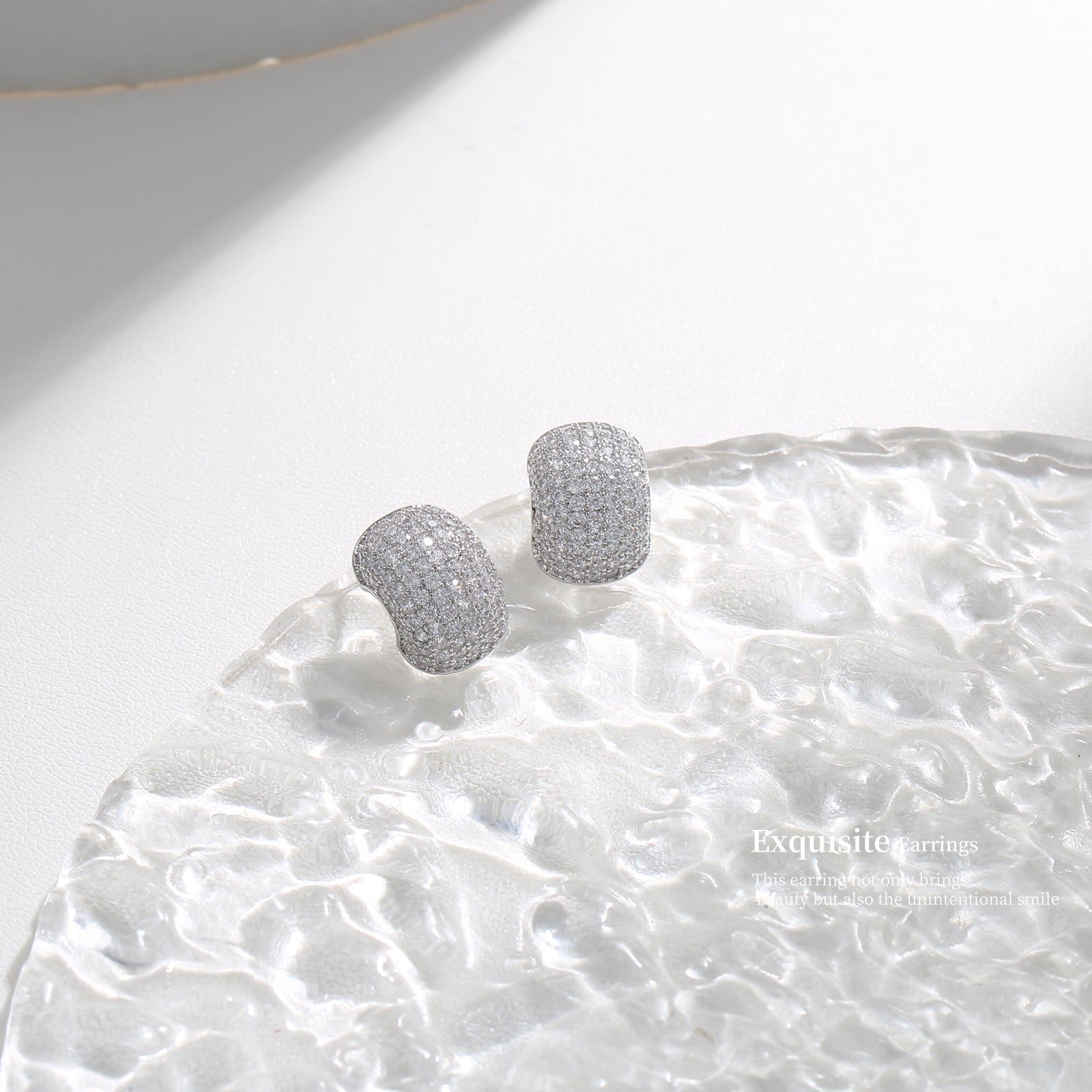 Matte Ice Button Studs