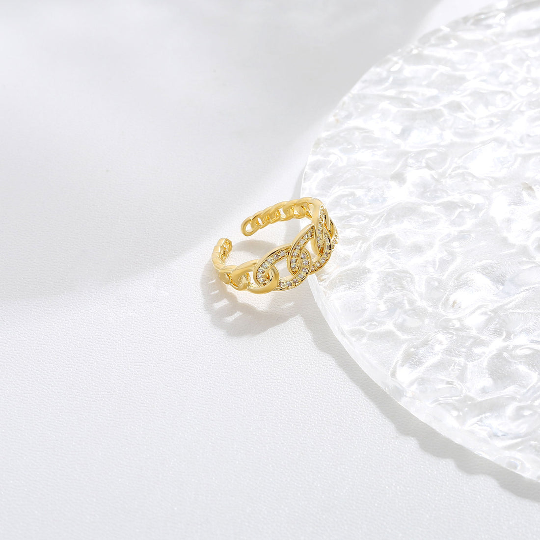 Baroque Textured Ring 17mm